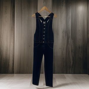 Dark blue Denim Jumper with butt lifting technology